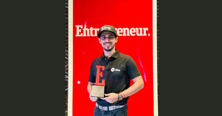 5ire.org awarded the Best Tech Start-up of the Year in the Blockchain domain by Entrepreneur Awards 2022.