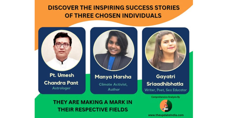 Pt. Umesh Chandra Pant, India's best astrologer, Manya Harsha, young climate activist, author, Gayatri