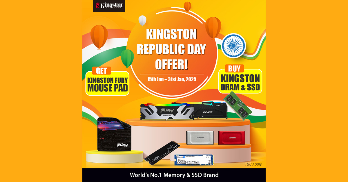 Kingston Technology, memory products and technology solutions, Kingston FURY Mouse Pad, Kingston DRAM, SSD, .
